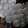 Thai Hilltribe Spiral Cuff Bracelet - OutOfAsia